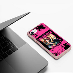 Чехол iPhone 7/8 матовый Boombayah, цвет: 3D-светло-розовый — фото 2