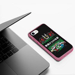 Чехол iPhone 7/8 матовый Final round, цвет: 3D-малиновый — фото 2
