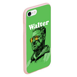 Чехол iPhone 7/8 матовый Walter The Big Lebowski, цвет: 3D-светло-розовый — фото 2