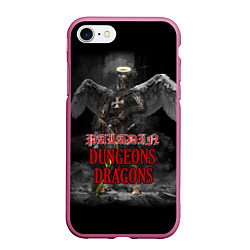 Чехол iPhone 7/8 матовый Dungeons & Dragons Паладин, цвет: 3D-малиновый