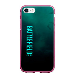 Чехол iPhone 7/8 матовый BattleField 6, цвет: 3D-малиновый