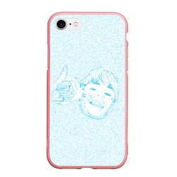 Чехол iPhone 7/8 матовый Blue Lil Peep, цвет: 3D-баблгам