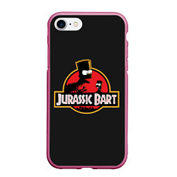 Чехол iPhone 7/8 матовый Jurassic Bart