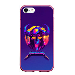 Чехол iPhone 7/8 матовый Metallica Neon