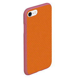 Чехол iPhone 7/8 матовый Баскетбольная кожа, цвет: 3D-малиновый — фото 2