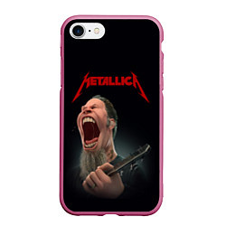 Чехол iPhone 7/8 матовый James Alan Hetfield METALLICA Z