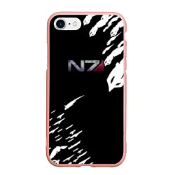 Чехол iPhone 7/8 матовый MASS EFFECT ПОСЛЕДНИЙ БОЙ, цвет: 3D-светло-розовый