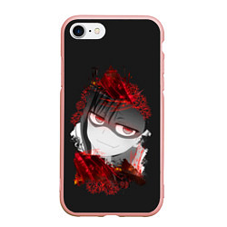 Чехол iPhone 7/8 матовый Bad Girl Nagatoro, цвет: 3D-светло-розовый