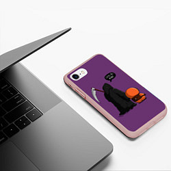 Чехол iPhone 7/8 матовый Друг Кенни, цвет: 3D-светло-розовый — фото 2