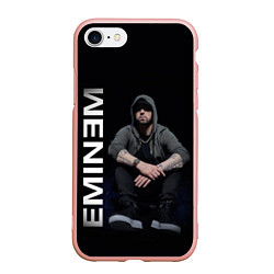 Чехол iPhone 7/8 матовый EMINEM, цвет: 3D-светло-розовый