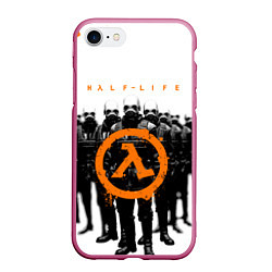 Чехол iPhone 7/8 матовый HL HALF-LIFE Z, цвет: 3D-малиновый