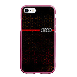 Чехол iPhone 7/8 матовый Ауди - Pro Racing Полоса