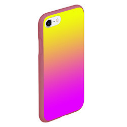 Чехол iPhone 7/8 матовый Яркий рассвет, цвет: 3D-малиновый — фото 2