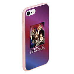 Чехол iPhone 7/8 матовый Maneskin forever, цвет: 3D-светло-розовый — фото 2