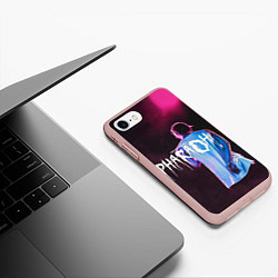 Чехол iPhone 7/8 матовый COLDSIEMENS, цвет: 3D-светло-розовый — фото 2