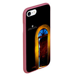 Чехол iPhone 7/8 матовый The House of Blue Light - Deep Purple, цвет: 3D-малиновый — фото 2