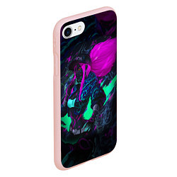 Чехол iPhone 7/8 матовый KDA AKALI NEON АКАЛИ НЕОН LEAGUE OF LEGENDS, цвет: 3D-светло-розовый — фото 2