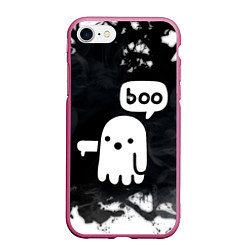 Чехол iPhone 7/8 матовый ХЕЛЛУОИН ПРИВЕДЕНИЕ БУ! HALLOWEEN GHOST BOO!