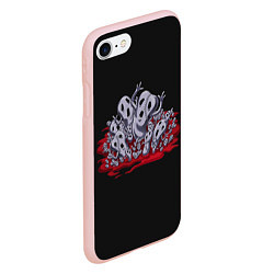 Чехол iPhone 7/8 матовый Metallica Jo Jo, цвет: 3D-светло-розовый — фото 2
