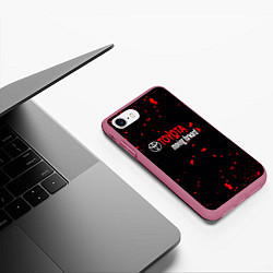 Чехол iPhone 7/8 матовый 2022 toyota, цвет: 3D-малиновый — фото 2