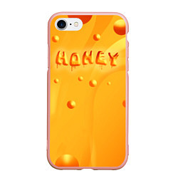 Чехол iPhone 7/8 матовый Медовая волна Honey wave
