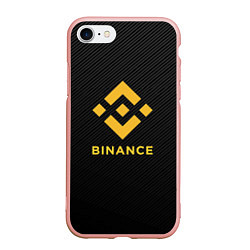 Чехол iPhone 7/8 матовый БИНАНС ЛОГО CARBON BINANCE LOGO