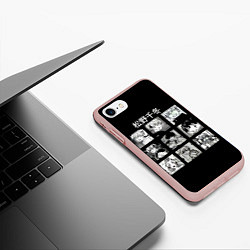 Чехол iPhone 7/8 матовый Чифуя Матсуно хронология Токийские мстители, цвет: 3D-светло-розовый — фото 2