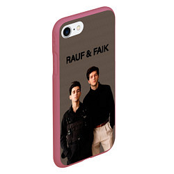 Чехол iPhone 7/8 матовый Rauf & Faik Рауф и Фаик, цвет: 3D-малиновый — фото 2