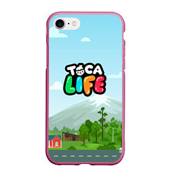 Чехол iPhone 7/8 матовый TOCA BOCA WORLD LOGO