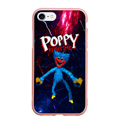 Чехол iPhone 7/8 матовый Poppy Playtime, цвет: 3D-светло-розовый