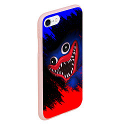 Чехол iPhone 7/8 матовый Huggy Wuggy: Red Rage, цвет: 3D-светло-розовый — фото 2