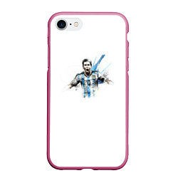 Чехол iPhone 7/8 матовый Messi Argentina Team