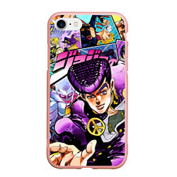 Чехол iPhone 7/8 матовый JoJos Bizarre Adventure: Josuke