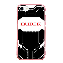 Чехол iPhone 7/8 матовый Buick Лого Эмблема спина, цвет: 3D-баблгам