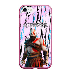 Чехол iPhone 7/8 матовый God of War Бог войны