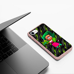 Чехол iPhone 7/8 матовый Lola brawlstars game, цвет: 3D-светло-розовый — фото 2