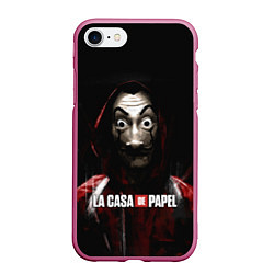 Чехол iPhone 7/8 матовый РИСУНОК БУМАЖНЫЙ ДОМ - LA CASA DE PAPEL BELLA CIAO