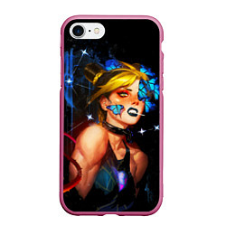 Чехол iPhone 7/8 матовый Jojo Stone Ocean Jolyne cujoh