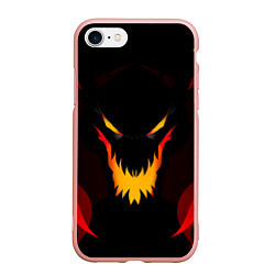 Чехол iPhone 7/8 матовый DOTA 2 SHADOW FIEND ТЕНЬ ОГОНЬ, цвет: 3D-светло-розовый