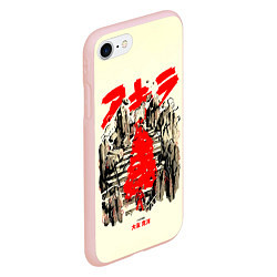 Чехол iPhone 7/8 матовый Akira Акира, цвет: 3D-светло-розовый — фото 2