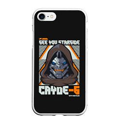 Чехол iPhone 7/8 матовый Cayde-6 арт, цвет: 3D-белый