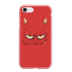 Чехол iPhone 7/8 матовый Дьявол носит красный, цвет: 3D-баблгам