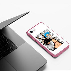 Чехол iPhone 7/8 матовый Гриммджоу Джагерджак - Блич, цвет: 3D-малиновый — фото 2