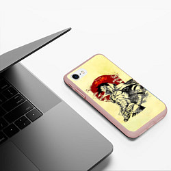 Чехол iPhone 7/8 матовый Камина Гуррен-Лаганн, цвет: 3D-светло-розовый — фото 2