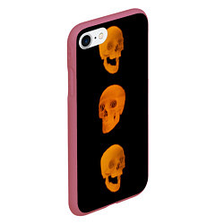 Чехол iPhone 7/8 матовый Отпала челюсть, цвет: 3D-малиновый — фото 2
