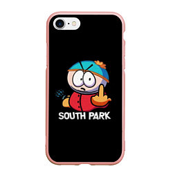 Чехол iPhone 7/8 матовый Южный парк Эрик South Park, цвет: 3D-светло-розовый