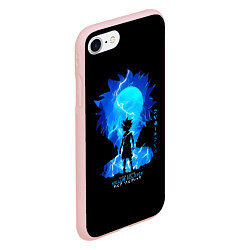 Чехол iPhone 7/8 матовый Hunter x Hunte - Killua Zoldyck, цвет: 3D-светло-розовый — фото 2