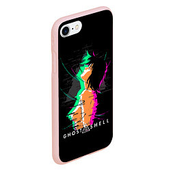 Чехол iPhone 7/8 матовый Мотоко Кусанаги - Призрак в доспехах, цвет: 3D-светло-розовый — фото 2