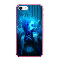 Чехол iPhone 7/8 матовый Arcane League Of Legends JINX