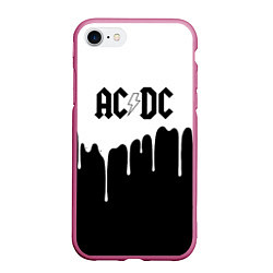 Чехол iPhone 7/8 матовый ACDC подтёки